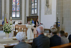 Feier der 1. Heiligen Kommunion in Sankt Crescentius (Foto: Karl-Franz Thiede)